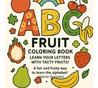 ABC's Fruit Coloring Book for kids