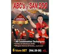 ABC'S of SAN SOO Kung Fu - Vol-25, 26, 27, 28, 29 y 30 - (6 Vol Set) por GM Bill Lasiter [DVD]