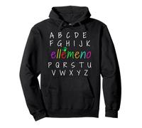 ABCs The Alphabet for Boys, Girls and for Adults Women, Men Sudadera con Capucha
