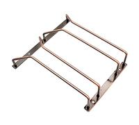 Abcsea 1 Pieza Cobre Rojo Soportes Para Copa de Vino, Sostenedor de Copa de Vino, Soportes Para Colgar Copas, 22 cm 2 Filas