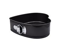 Abcsea 1 Pieza Moldes para Tartas, Molde Desmontable Corazon Revestimiento Antiadherente, Molde para Budín, Molde para Hornear Pasteles, Moldes para Pasteles Horno, Libre de PFOA, 25 cm