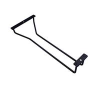 Abcsea 1 Pieza Negro Soportes Para Copa de Vino, Sostenedor de Copa de Vino, Soportes Para Colgar Copas, 27 cm 1 Hilera