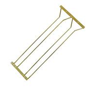 Abcsea 1 Pieza Soportes Para Copa de Vino, Sostenedor de Copa de Vino, Soportes Para Colgar Copas Negro, 22 cm 4 Filas
