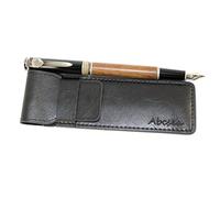 Abcsea Funda Para Pluma De Espada, Pluma Estilográfica Cuerpo De Madera Plumín Medio - La Madera Parda