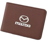 ABCZMG Estuche Protector para Licencia de Conducir para Mazda Tribute, Ultrafino y Minimalista,Brown