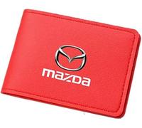 ABCZMG Estuche Protector para Licencia de Conducir para Mazda Tribute, Ultrafino y Minimalista,Red