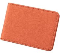 ABCZMG Universal Estuche Protector para Licencia de Conducir para Audi R8 RS2 RS3 RS4 RS5 RS6 RS7 RSQ3 RSQ8 RS E-Tron GT, Ultrafino y Minimalista,Orange