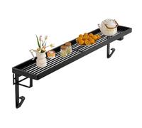 Abdeckung Für Heizkörper Mit - 50x12x7 Cm Hitzebeständiges Eisen Heizkörperregal, Platzsparende Aufbewahrung Ohne Bohren | Funktionales Kühlerregal Organizer Dekoration Stilvoll Stabil Praktisch