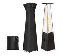 Abdeckung Für Terrassenheizung Im Freien - Robuster, Staubdichter Outdoor-Schutz Mit Reißverschluss, Abdeckung Für Stand-Terrassenheizungen Für Den Außenbereich | Für Rasendeck Tan Garden Yard