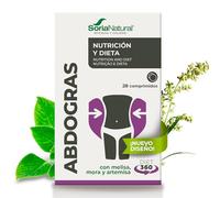 Abdogras 1100 mg, 28 comprimidos, Soria Natural | Melisa, mora y artemisa - Metabolismo de grasas - Control de peso - Zona abdominal - Quemagrasas