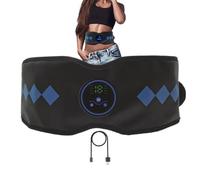 Abdominal Massager - Rechargeable Stomach Massager For Weight Loss, 19-level Smart Portable USB Rechargeable Yoga Supplies | Body Sculpting Machine | For Belly Stomach Home Beauty Spa Post-workout