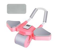 Abdominal Roller with Arm Support, Core Workout Wheel, Automatic Rebound Trainer, Anti-Slip Handle Grip, Wide -Wheel Design, Comfortable Motion Control, Perfect for Fitness, Home, 44x16x10cm