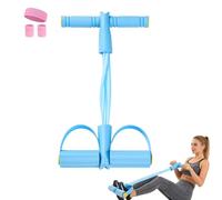 Abdominal Trainer,Pedal Resistance Trainer,Fitness Resistances Bands,Full Body Workout Equipment for Home Yoga Sit-Ups Weightloss Strength & Stretching (Blue-A)