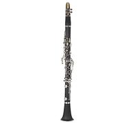 Abdominales Clarinet BB Cupronickel Chapado En Níquel 17 Llave Con Guantes De Tela De Limpieza Clarinetes