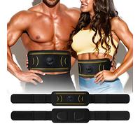 Abdominales Electroestimulacion, Electroestimulador Muscular Abdominales, 6 Modos & 8 Intensidades Masajeador Eléctrico Cinturón de Tonificación para Hombres & Mujeres Escultura Corporal en Casa