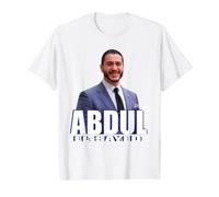 Abdul El-Sayed Camiseta gráfica económica, Hombre, Blanco, L