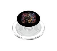 Abe Lincoln Saxofón Jazz Músico Jugador PopSockets PopGrip para MagSafe