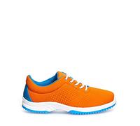 Abeba 6774 Uni6 - Zapato con cordones para trabajo (tela, talla 48), color naranja