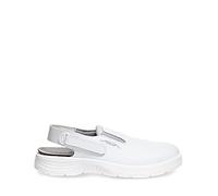 Abeba 711030 SB Zueco de Seguridad, Suela de PU, Blanco, Talla 41