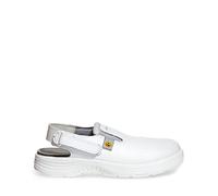 ABEBA 7131030 SB ESD Zueco de Seguridad, Suela de PU, Blanco, Talla 39