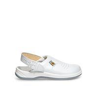 Abeba Arrow Zuecos Perforado Blanco ESD Blanco Blanco Talla:37