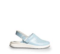 ABEBA - Calzado Unisex - Zuecos ACTIVE SRC - Material de Revestimiento: Tela - EU 37 - Azul - Con Hebilla Ajustable - Diseño Perforado