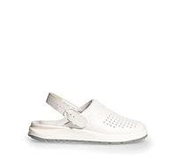 ABEBA - Calzado Unisex - Zuecos ACTIVE SRC - Material de Revestimiento: Tela - EU 38 - Blanco - Con Hebilla Ajustable - Diseño Perforado