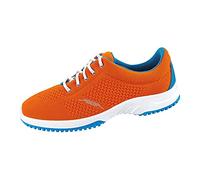 ABEBA Zapato con cordones 1774 Uni6, tejido de punto naranja, calzado de seguridad certificado, talla 37