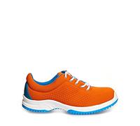 ABEBA Zapato con cordones 1774 Uni6, tejido de punto naranja con certificado de seguridad, talla 35