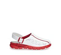 Abeba Zapatos de trabajo Dynamic Clog - cuero liso, Mit imprenta, OB, A, E, Src EUR 42
