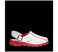 Abeba Zapatos de trabajo Dynamic Clog - cuero liso, Mit imprenta, OB, A, E, Src EUR 46