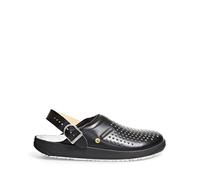 Abeba Zapatos de trabajo zueco profesional - cuero, Esd, suela de goma, Src antideslizante EUR 44