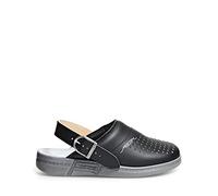 ABEBA Zueco Profesional 7030 OB, Suela Antideslizante, Negro, Talla 39