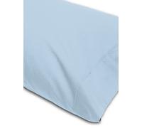 Abecé Casa Funda de Almohada Lisa Celeste Cama 90 (45 x 110 cm)