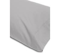 Abecé Casa Funda de Almohada Lisa Gris Cama 135 (45 x 155 cm)