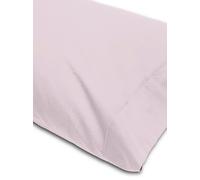 Abecé Casa Funda de Almohada Lisa Rosa Cama 90 (45 x 110 cm)