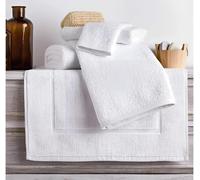 Abece Casa | Toalla de Bidet Lisa Blanco 30x50 cm | Rizo algodón 100% 450 gr/m² | Toalla de Hotel 50x100 cm