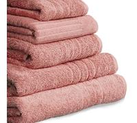 ABECE CASA Toalla Omega 700 gr/m2 Algodón Egipcio (Coral, Lavabo-50x100 cm)