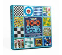 abeec Compendio de 100 juegos clásicos para toda la familia - Ajedrez Damas Ludo y Juegos de Cartas - Colección de juegos de mesa para niños y adultos
