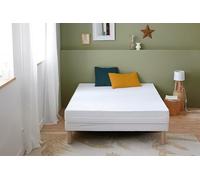 Abeil Colchón desenfundable en espuma AB100 - apoyo firme - poliéster blanco, Cama 140 x 190 cm