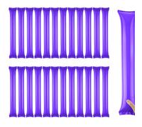 Abeillo 24 palos de trueno, hinchables de plástico para eventos deportivos, danza (morado)