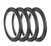 Abeillo 4 rollos de cinta adhesiva para pizarras blancas, accesorios para pizarras blancas, cinta adhesiva para gráficos, cinta de cuadrícula, cinta gráfica, cintas de marcador para escuela, oficina,