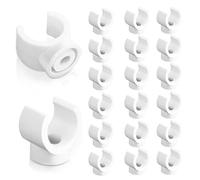 Abeillo Clips PEX de 1/2 pulgada para colgar tuberías, soporte de tubería de 16 mm, ganchos en U, abrazaderas para tuberías de agua, clips de abrazadera de tubo (20 piezas)