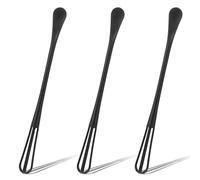 Abeillo Juego de 3 mini batidores portátiles de plástico PP, para cocinar, batir huevos, agitación