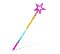 Abeillo Varita Magica para Hadas, Varitas Niños Estrella Brillante Princesa, Purpurina para niñas, Varita mágica de Hada de Cristal, Estrella de Hada Varita mágica para Navidad, Disfraces Accesorios