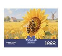 Abeja 1000 Piezas Rompecabezas Clásicos Y Niños A Partir De 12 Años Puzzle Inteligencia Juguete Regalo Creativo para La Relajación Desafíos Extra Divertidos EduGatoivo