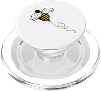 Abeja Abejorro Miel Corazón Lindo Abejas Amante PopSockets PopGrip para MagSafe