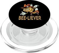 Abeja Creyente Bee-liever Apicultura PopSockets PopGrip para MagSafe