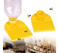 Abeja Equipo Comedero Entrada,Shibida 10PCS Alimentador Agua Para Abejas Alimentador Agua Miel Agua de Alimentación Abejas Bebedero Entrada de Miel Abejas de Agua Entrada Apicultura Dispensador