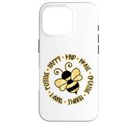 Abeja Feliz, Amable, Valiente, Humilde, Inteligente y Positivo, abejorro Carcasa para iPhone 16 Pro